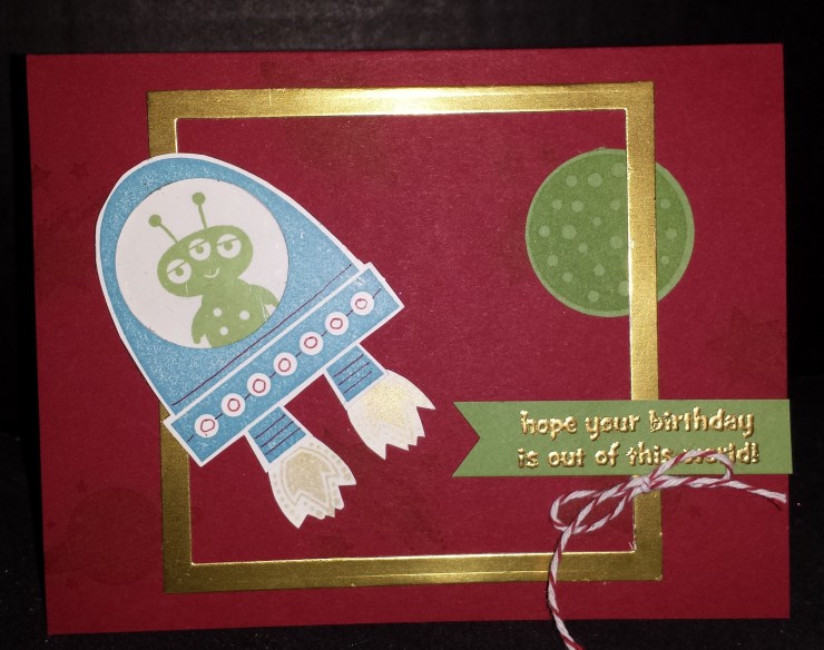 Out of world Birthday Card